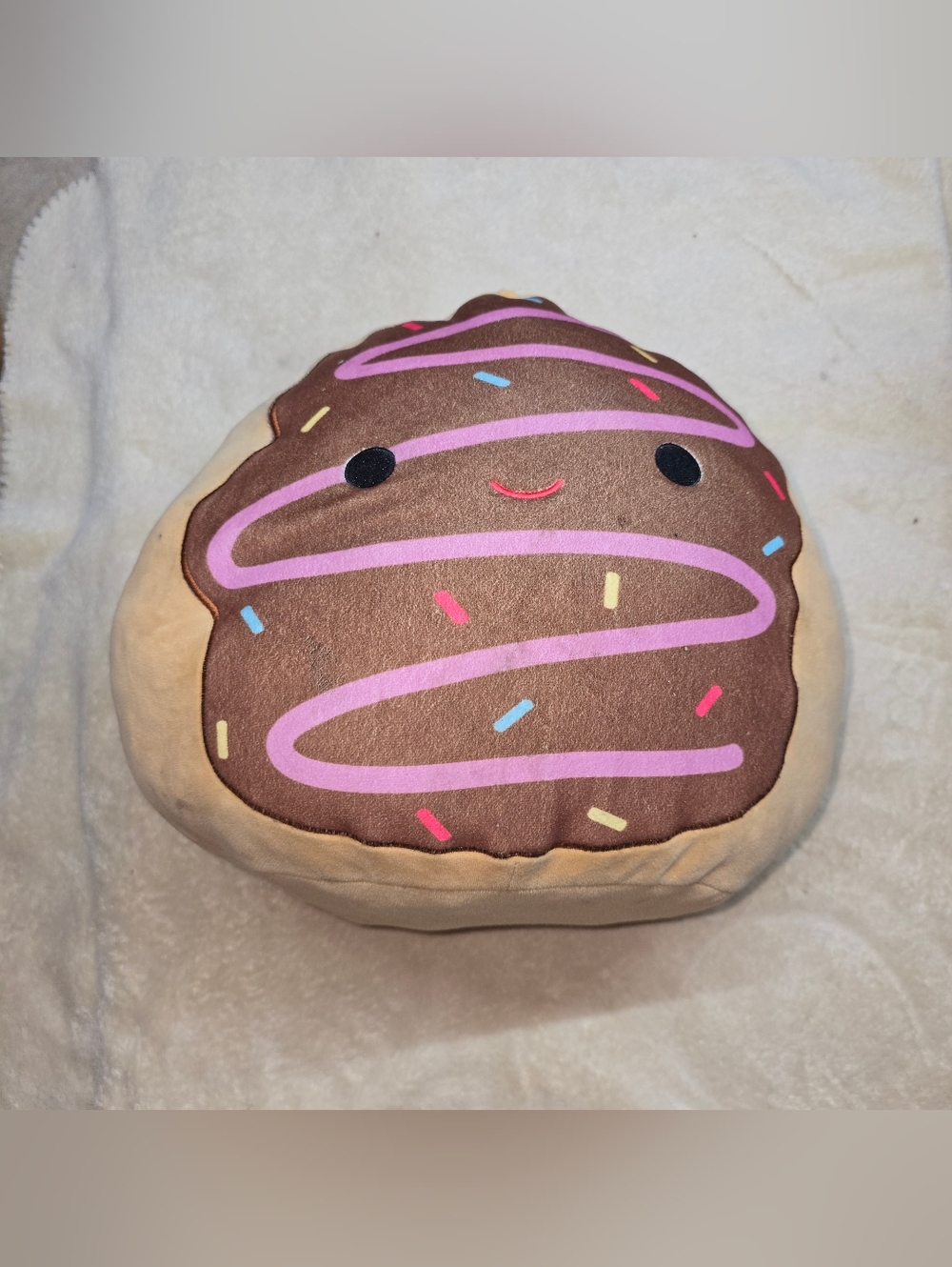 Squishmallow Deja Chocolate Sprinkles Frosted Donut Plush 8" Stuffed Soft Toy